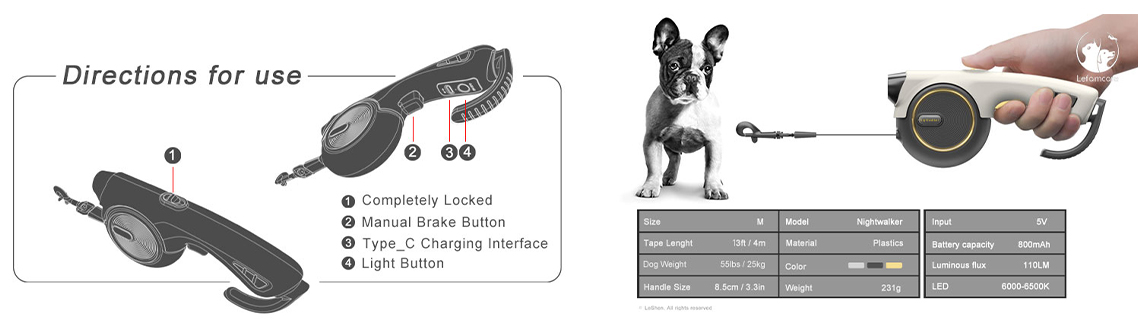 RETRACTABLE DOG LEASH