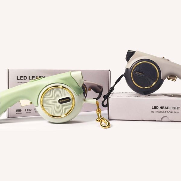 LED RETRACTABLE DOG LEASH