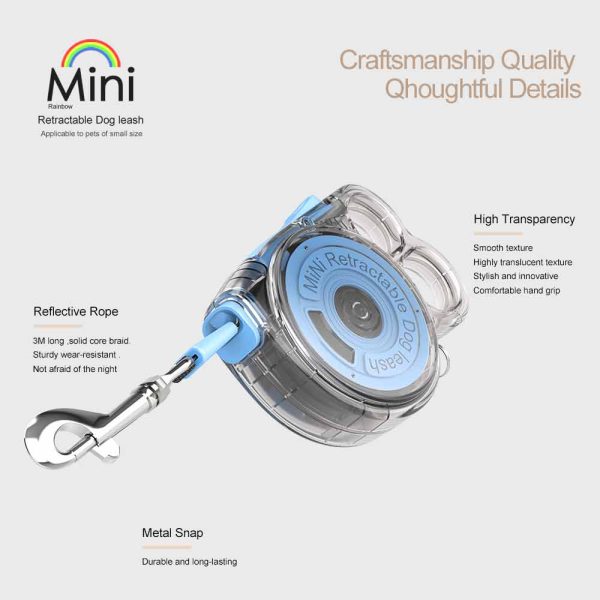 Mini Retractable Dog Leash