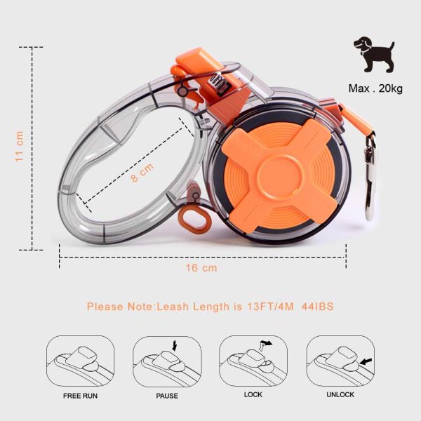 dog running leash