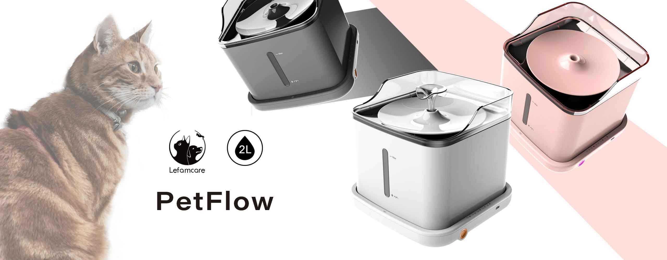 Automatic cat water fountain