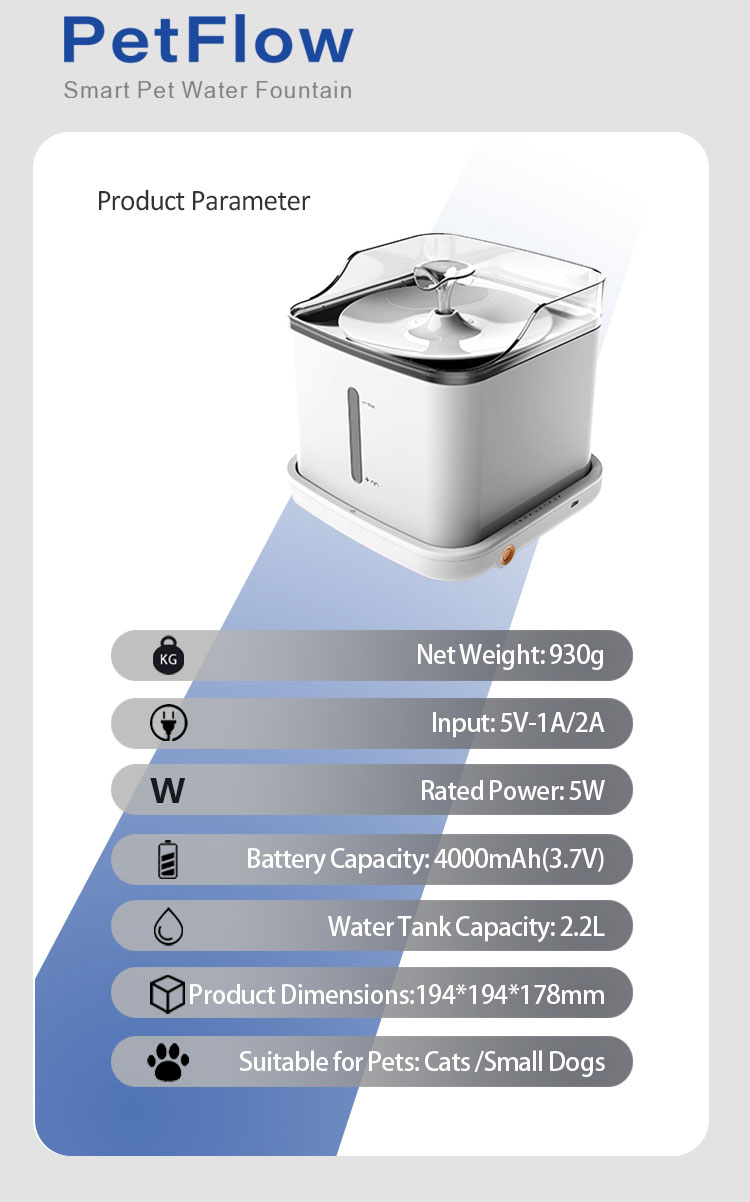 Automatic cat fountain